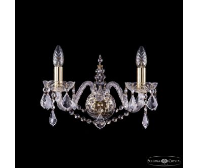 Бра Bohemia Ivele Crystal 1411B/2/160 G Leafs