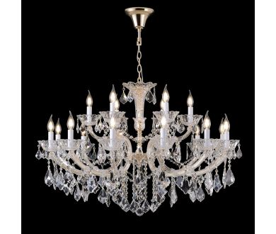 Подвесная люстра Crystal Lux CRISTELLE SP12+6 GOLD