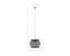 Подвесной светильник Arte Lamp Grid A7069SP-1BK