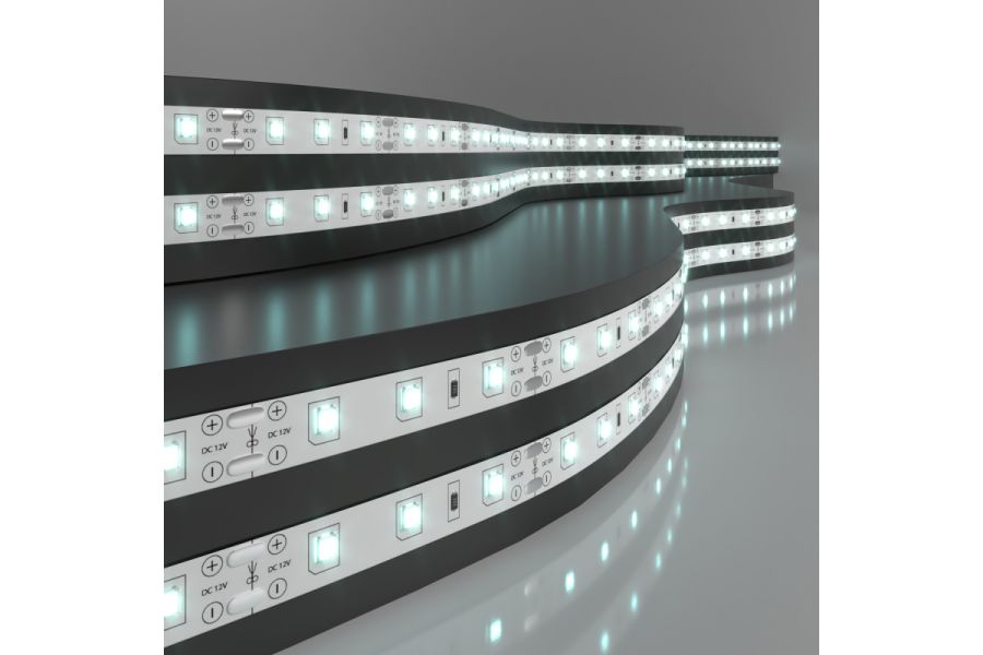 Светодиодная лента Elektrostandard 12V 4,8W 60Led 2835 IP20 холодный белый, 5м 4690389124136