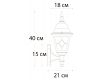 Уличный настенный светильник Arte Lamp Madrid A1541AL-1BN