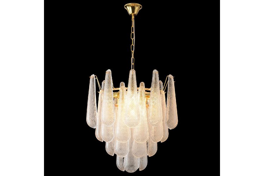 Подвесная люстра Crystal Lux FONTAIN SP8 GOLD