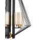 Подвесная люстра Lumina Deco Canti LDP 1244-5 BK+MD