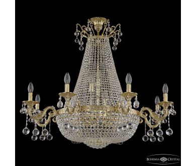 Потолочная люстра Bohemia Ivele Crystal 2128H201/8/100IV/Y1 G