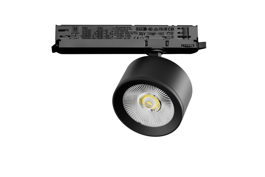 Трековый трехфазный светильник Quattro LED с управлением DALI Lightstar Alta Pro A5547DALI