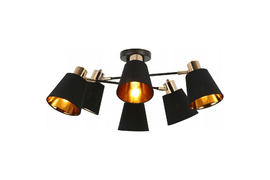 Потолочная люстра Illumico IL6116-6COU-79 BK GD Abelie