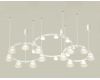 Комплект подвесного светильника Ambrella Light Techno Ring XR92082010 (A9208x3, C9241, C9236, C9231, N8112, N8140)