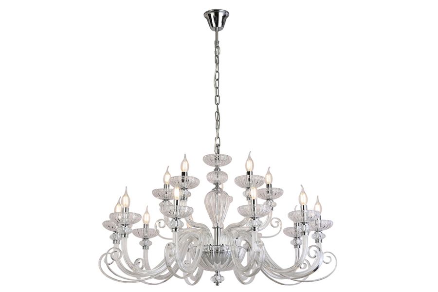 Подвесные люстры Newport 8620+5/C chrome clear М0071527