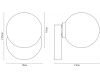 Бра Arte Lamp Bolla-piccolo A3989AP-1AB