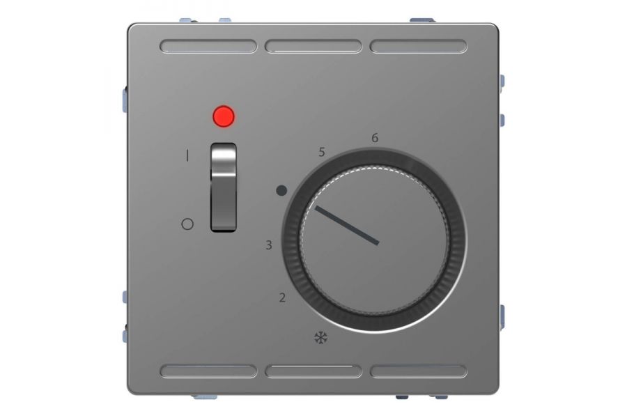 Терморегулятор Schneider Electric Merten D-Life с центральной платой с выключателем 24V MTN5761-6036