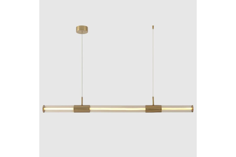 Подвесной светильник Crystal Lux LINEUP SP24W LED BRASS