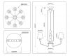 Подвесная люстра Ambrella Light High Light Ceramo Classic LH75403