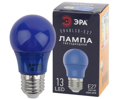 Лампа светодиодная Эра E27 3W 3000K ERABL50-E27 Б0049578