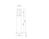 Ландшафтный светильник Arte Lamp Seginus A6515PA-1BK