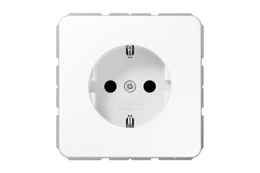 Розетка одноместная Jung CD1520NBFWW