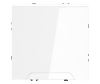 Розетка с защитными шторками и крышкой Voltum S70 VLS040301 (белый глянцевый)