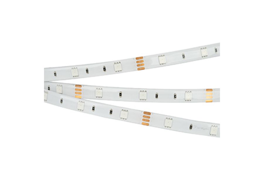 Светодиодная влагозащищенная лента Arlight 7,2W/m 30LED/m 5060 SMD разноцветный 5M 014619(2)