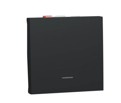 Переключатель одноклавишный с нейтралью Schneider Electric Unica New NU320354S