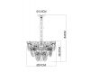 Подвесная люстра Arte Lamp Kapri A4078LM-6CC
