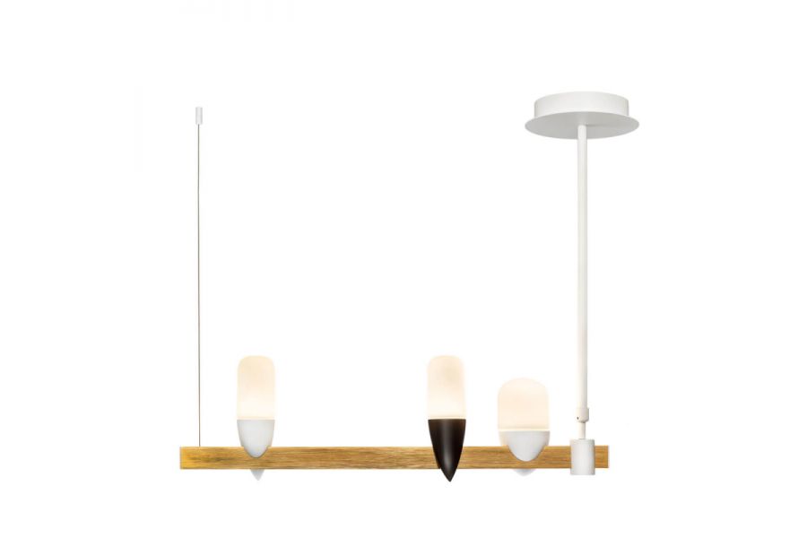 Подвесная светодиодная люстра Loft IT Whisper 1028-3WH
