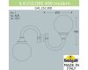 Уличный настенный светильник Fumagalli Globe G41.251.000.AZE27