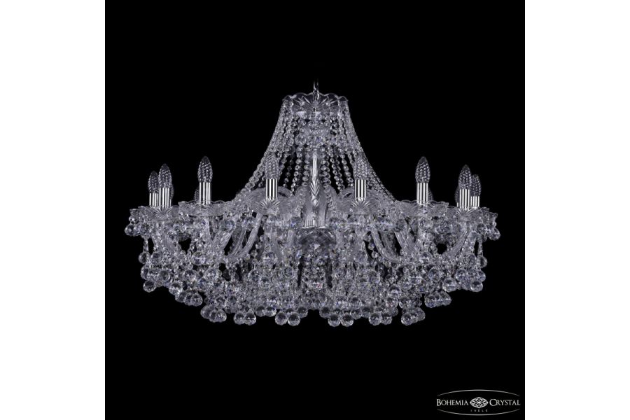 Подвесная люстра Bohemia Ivele Crystal 1409/16/360 Ni