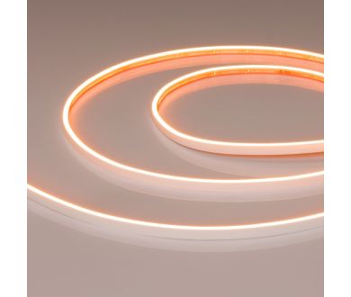 Светодиодная лента герметичная Arlight VELA-M240-2.5x6mm 24V Warm2400 (5 W/m, IP65, 5m) 053270
