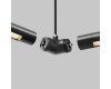 Угловой коннектор 120° с вводом питания Maytoni Shelf CA018LWC-P-B