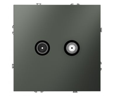 Розетка телевизионная Voltum S70 VLS060406 (титан)