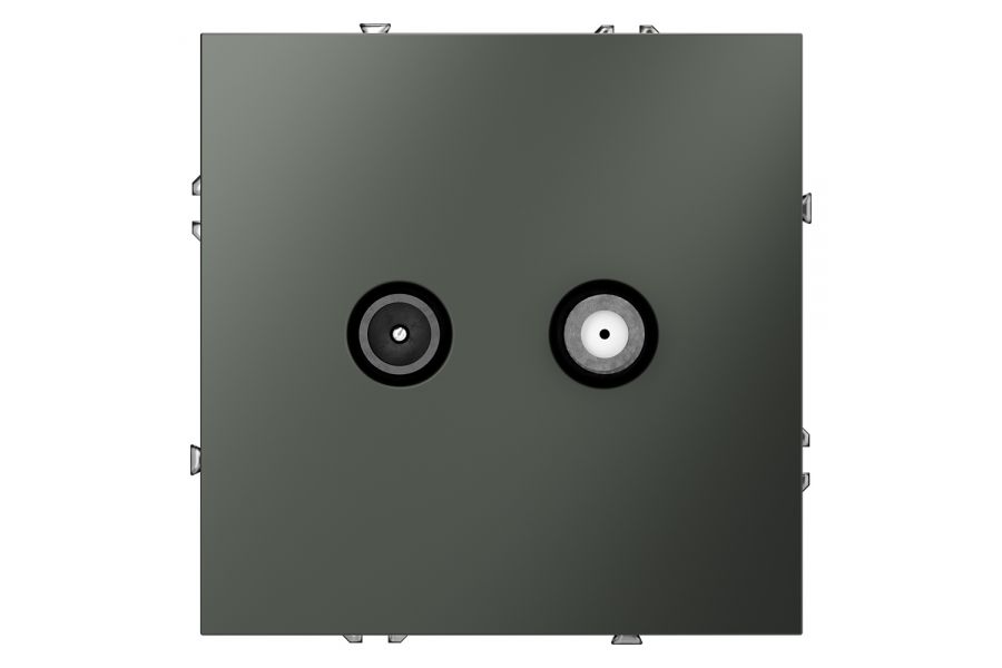 Розетка телевизионная Voltum S70 VLS060406 (титан)