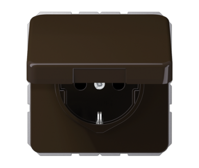 Розетка штепсельная Schuko Jung CD1520BFKLBR