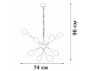 Подвесная люстра Vitaluce V4750-1/8