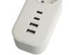 Сетевой фильтр 3-местный с/з и 2 USB-A+2 Type-C 3 Stekker Nova HM21-31-05 50101