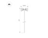 Ландшафтный светильник Arlight KT-DANDEL-BOLL-H495-0.5W Warm3000 (WH, 24 deg, 24V) 050678