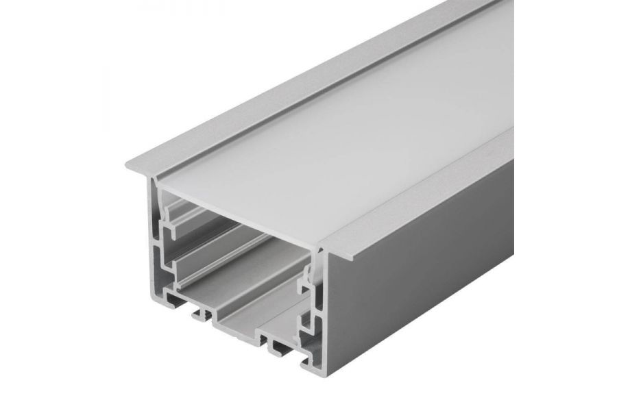 Профиль с экраном Arlight S2-LINIA69-F-2500 ANOD+OPAL 021177