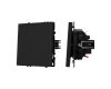 Механизм выключателя одноклавишный проходной Arlight SWT-NOBE-MKP1-SFPL-BK (230V, 10A) 054246