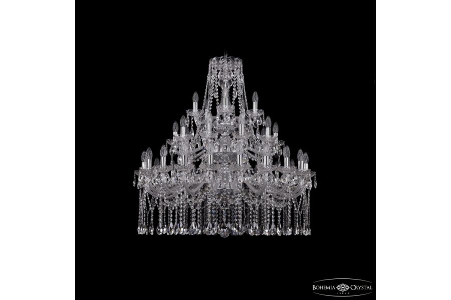 Подвесная люстра Bohemia Ivele Crystal 1413/20+10+5/360/3d Ni