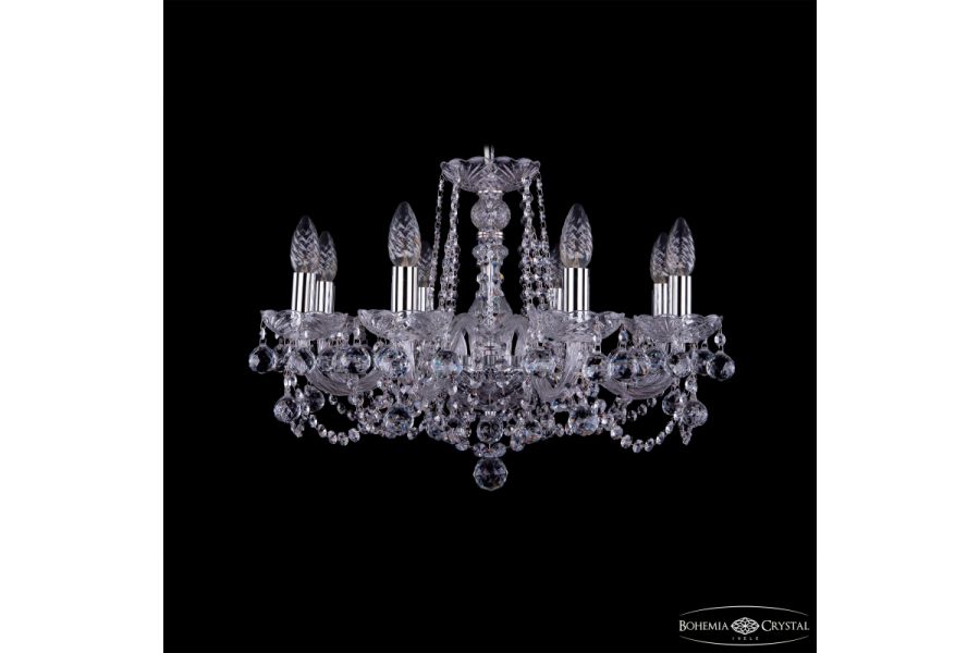 Подвесная люстра Bohemia Ivele Crystal 1402/8/195 Ni Balls