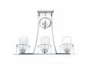 Подвесная люстра Lumina Deco Bronx LDP 1234-3 CHR