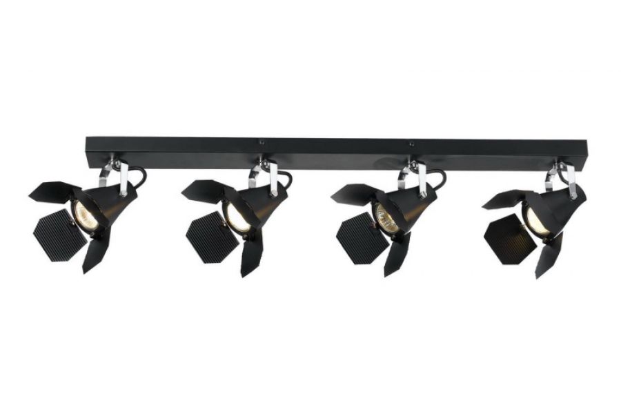 Спот Arte Lamp Cinema A3092PL-4BK