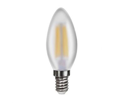 Лампа светодиодная Voltega E14 6W 4000К свеча матовая VG10-C2E14cold6W-F 7045