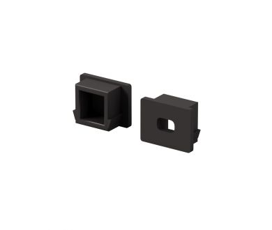 Комплект заглушек для профиля 16×12 10шт Maytoni Led Strip ALM-005-B-EC 642022