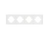 Рамка пластиковая на 4 поста Arlight FRM-TENDO-SFPL-4-WH 054656