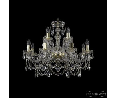Подвесная люстра Bohemia Ivele Crystal 1411/8+4/240 G