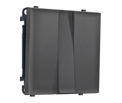Комплект механизма 3-кл выключателя SIGMA Антрацит серый 10A-250V QUANT PRO Ambrella Volt MS655010 (SP6550, PR133)
