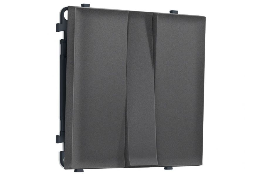 Комплект механизма 3-кл выключателя SIGMA Антрацит серый 10A-250V QUANT PRO Ambrella Volt MS655010 (SP6550, PR133)