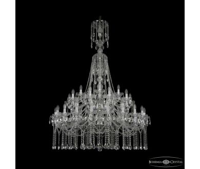 Подвесная люстра Bohemia Ivele Crystal 1413/20+10+5/400/XL-164/2d Ni