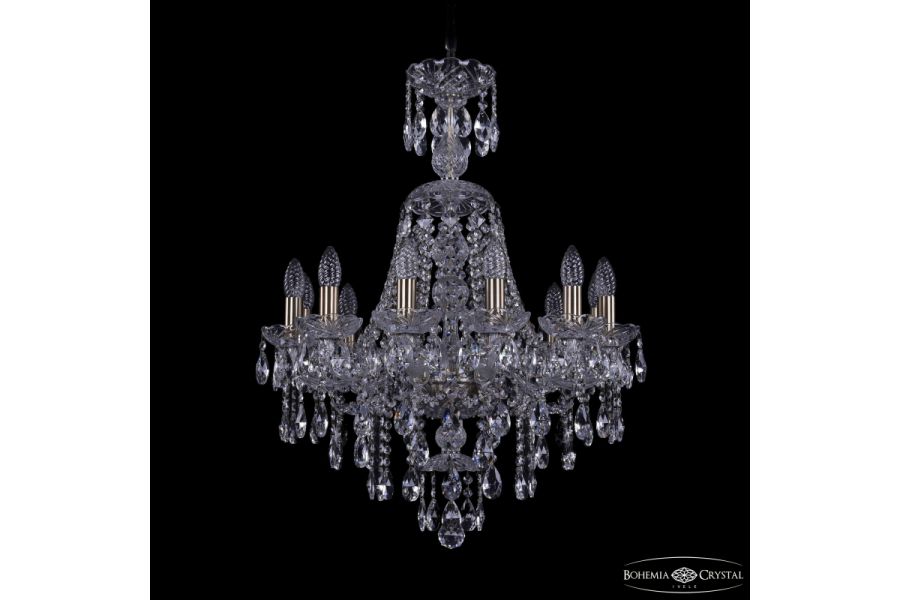 Подвесная люстра Bohemia Ivele Crystal 1415/12/200/XL-76 Pa
