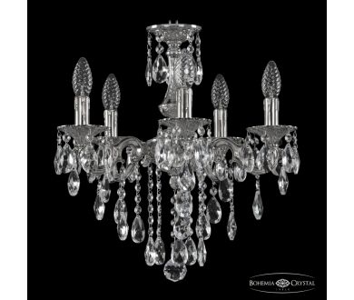 Подвесная люстра Bohemia Ivele Crystal Verona 72101/5/125 B Ni