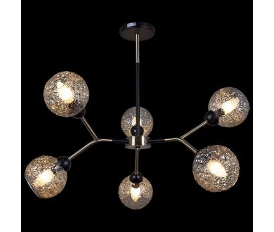 Люстра на штанге Illumico IL0268-6PSQ-79 BK AB